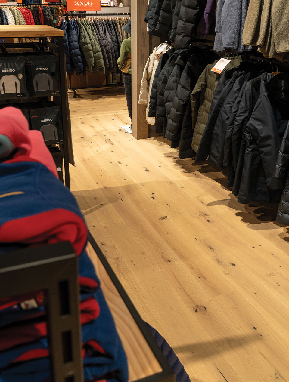 Havwoods wood flooring HW12335 Clermont | MacPac Retail Store, Bondi Junction